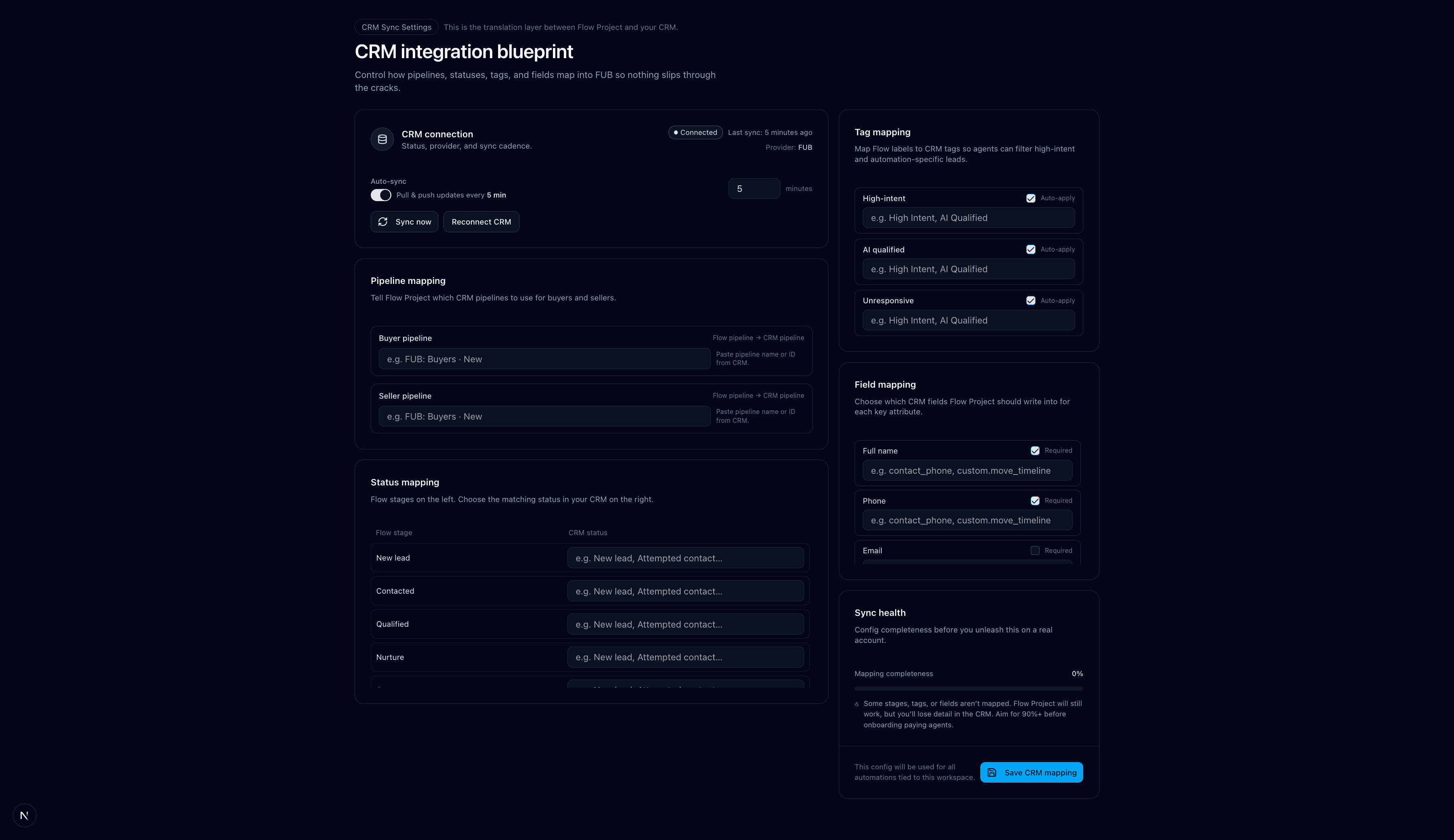CRM Integration Blueprint